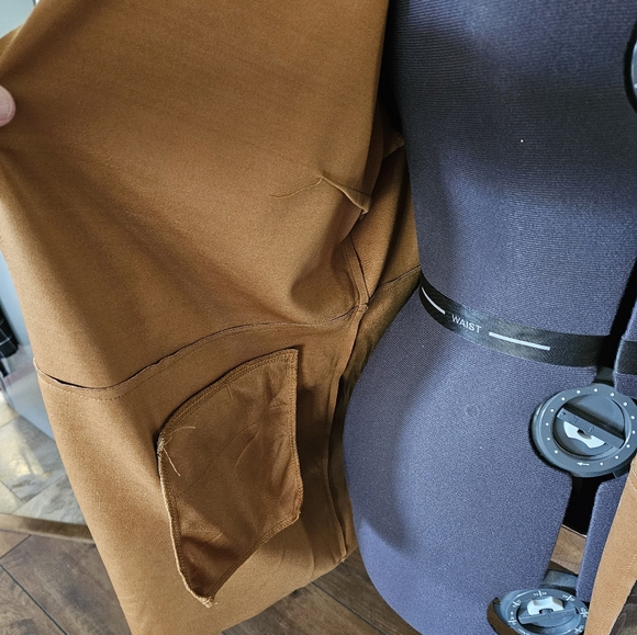 NWT muted floral, faux suede jacket. - Picture 8 of 11